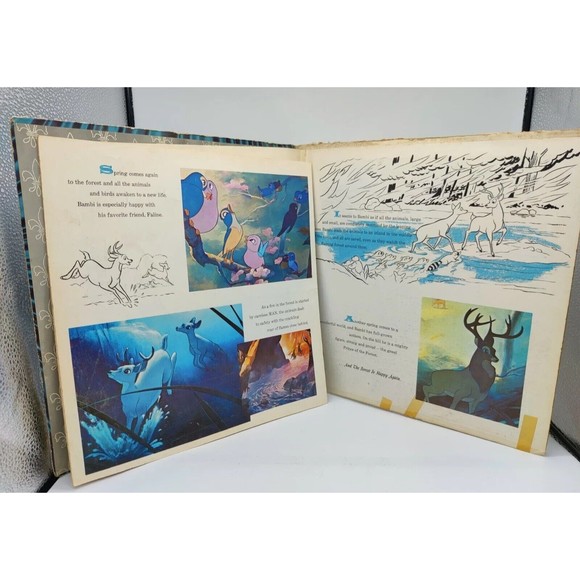 Vintage Walt Disney's The Story of Bambi Magic Mirror LP Record Album 1960 1960s - Picture 6 of 16
